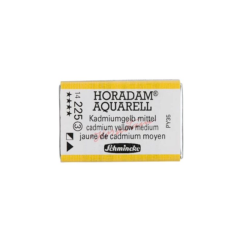 Schmincke Horadam akvarel boja, 1/1 svilenkasta - 25, cadmium yellow medium