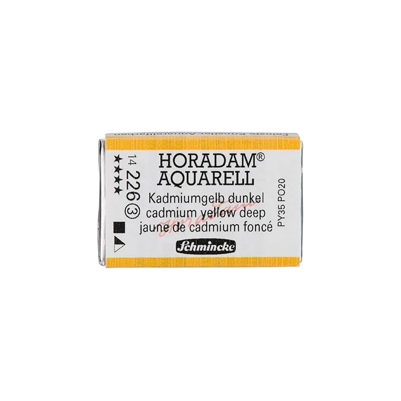 Schmincke Horadam akvarel boja, 1/1 svilenkasta - 26, cadmium yellow deep