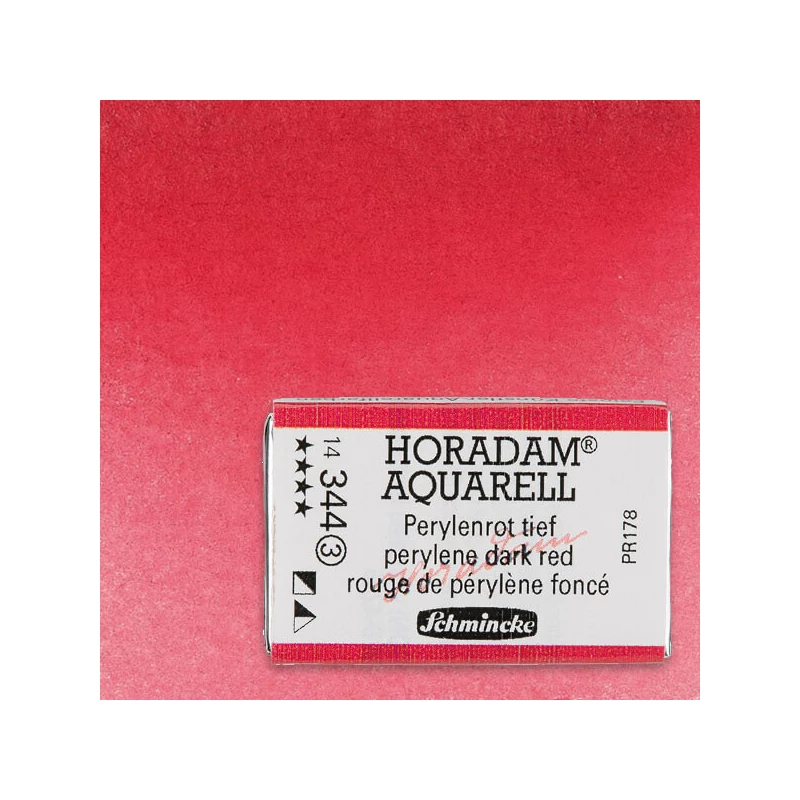 Schmincke Horadam akvarel boja, 1/1 svilenkasta - 44, perylene dark red
