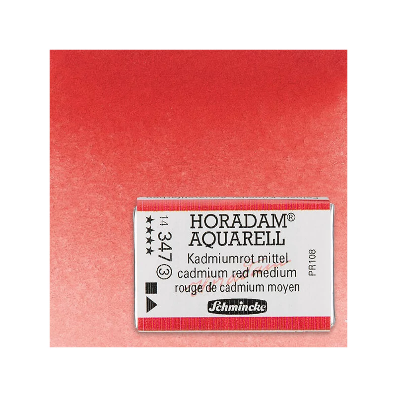 Schmincke Horadam akvarel boja, 1/1 svilenkasta - 47, cadmium red medium