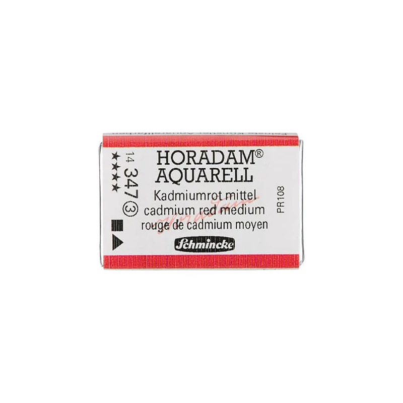 Schmincke Horadam akvarel boja, 1/1 svilenkasta - 47, cadmium red medium