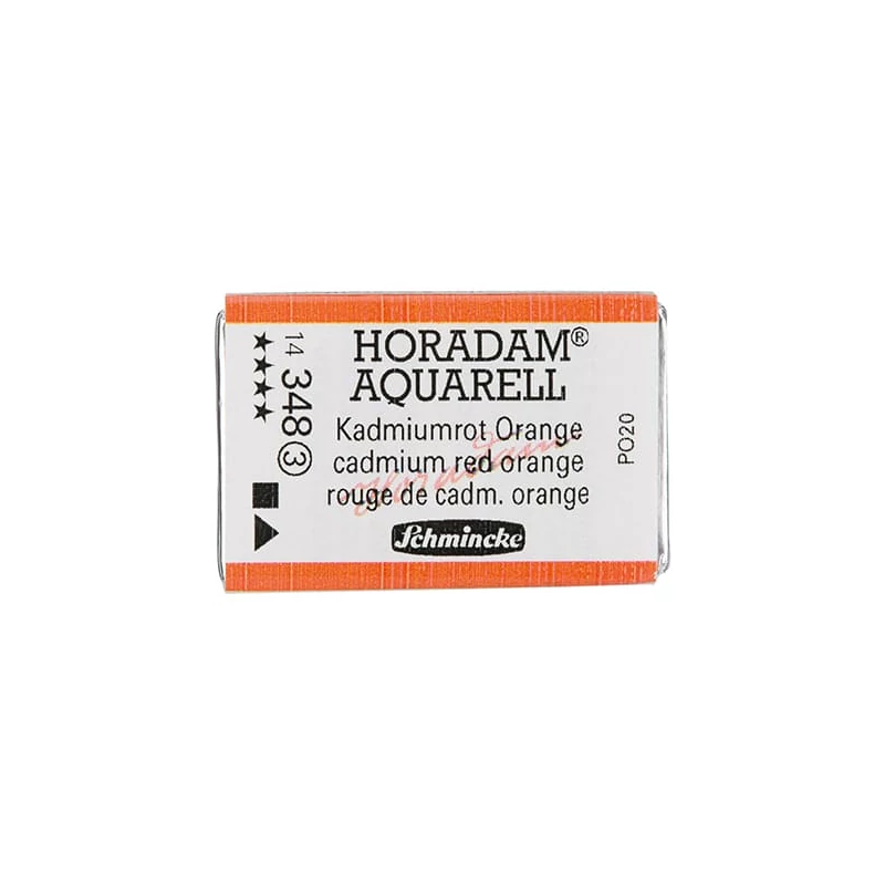 Schmincke Horadam akvarel boja, 1/1 svilenkasta - 48, cadmium red orange