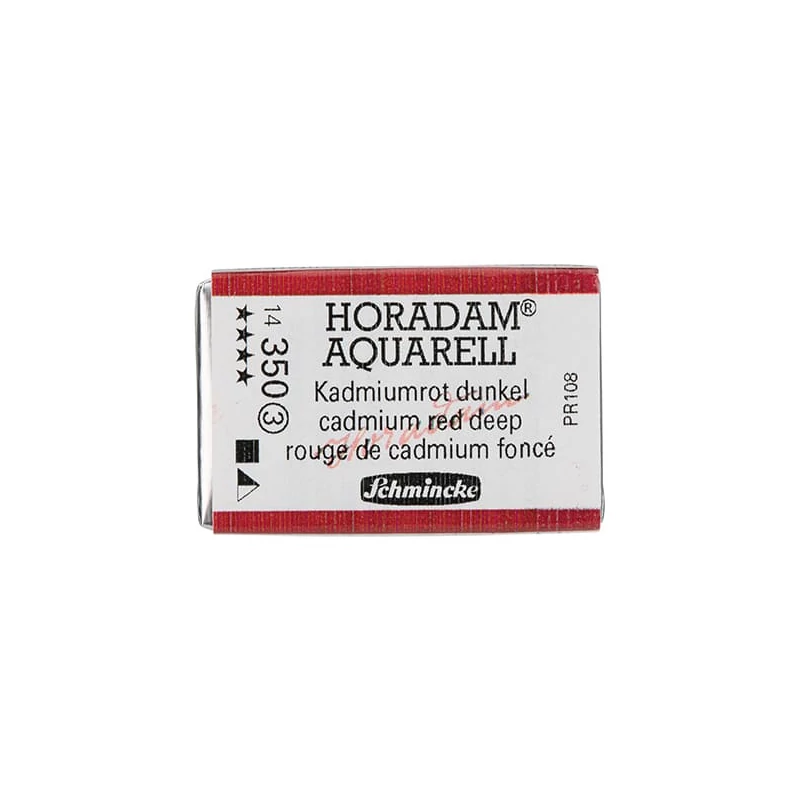 Schmincke Horadam akvarel boja, 1/1 svilenkasta - 50, cadmium red deep