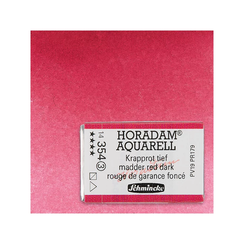 Schmincke Horadam akvarel boja, 1/1 svilenkasta - 54, madder red dark