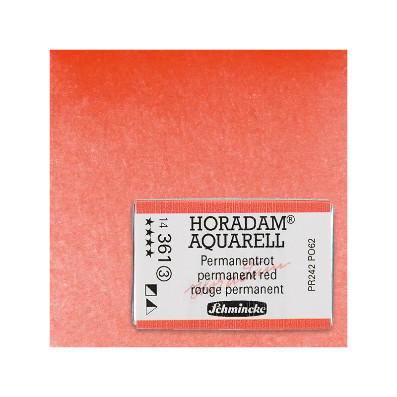 Schmincke Horadam akvarel boja, 1/1 svilenkasta - 61, permanent red