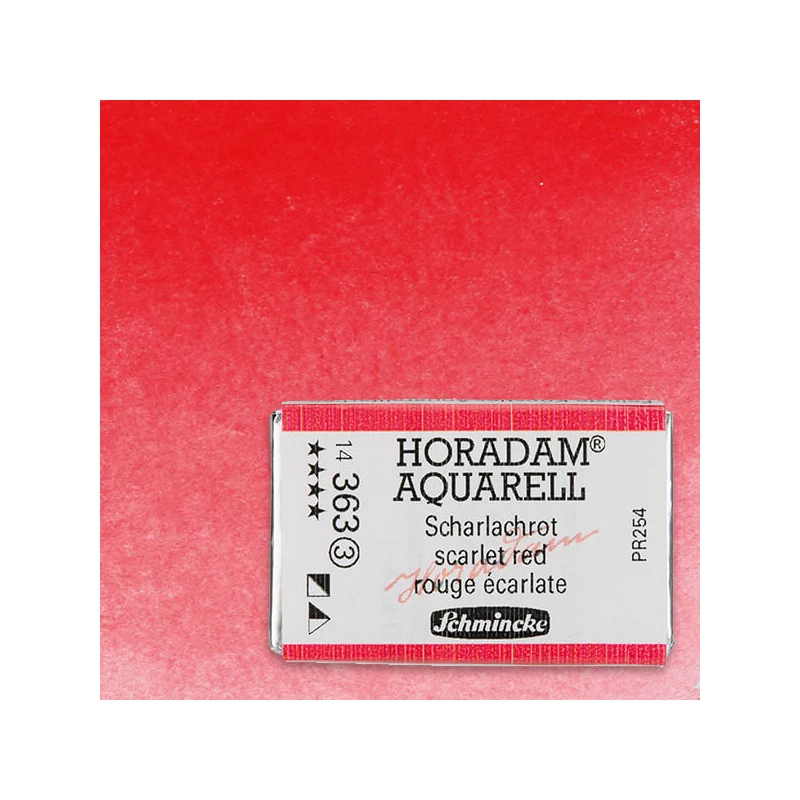 Schmincke Horadam akvarel boja, 1/1 svilenkasta - 63, scarlet red