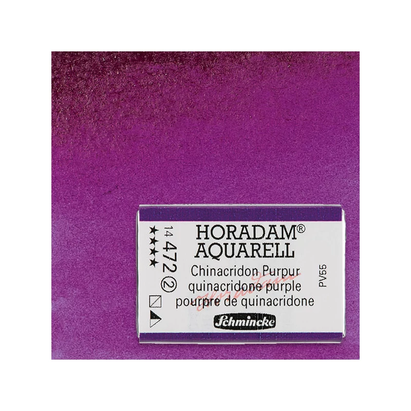 Schmincke Horadam akvarel boja, 1/1 svilenkasta - 72, quinacridone purple