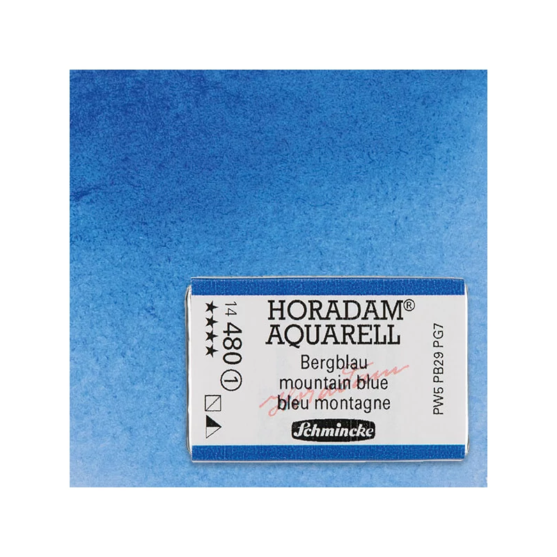 Schmincke Horadam akvarel boja, 1/1 svilenkasta - 80, mountain blue