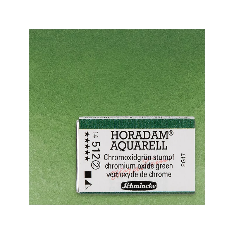 Schmincke Horadam akvarel boja, 1/1 svilenkasta - 12, chromium oxide green
