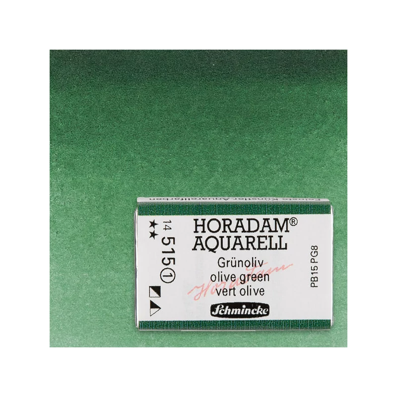 Schmincke Horadam akvarel boja, 1/1 svilenkasta - 15, olive green