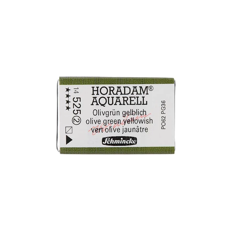 Schmincke Horadam akvarel boja, 1/1 svilenkasta - 25, olive green yellowish