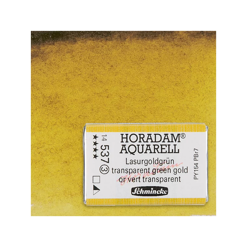 Schmincke Horadam akvarel boja, 1/1 svilenkasta - 37, transparent green gold