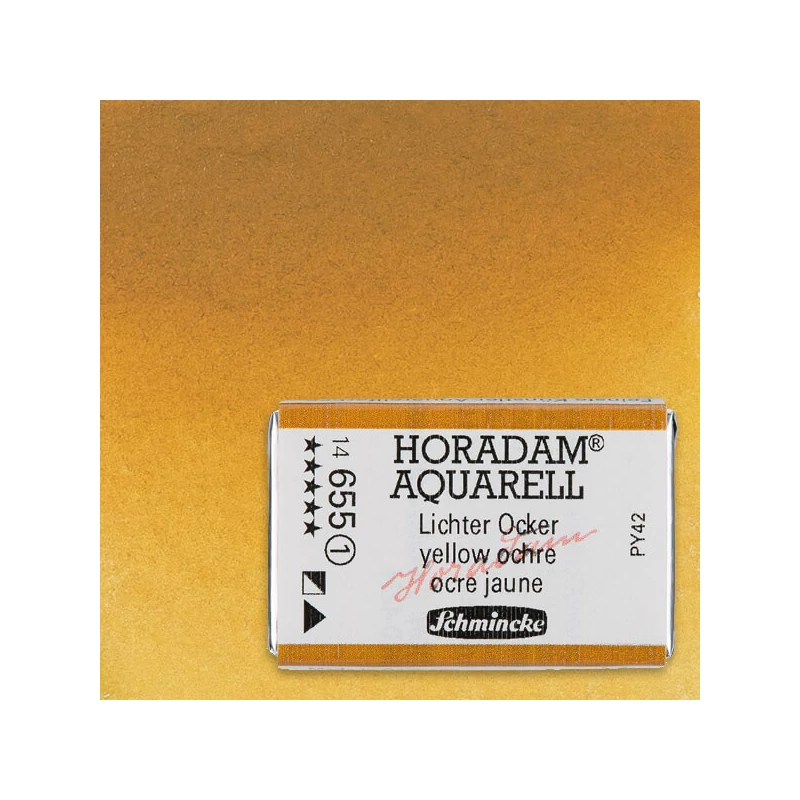Schmincke Horadam akvarel boja, 1/1 svilenkasta - 55, yellow ochre