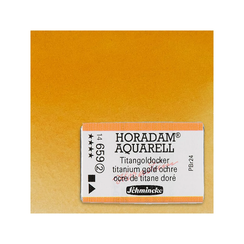 Schmincke Horadam akvarel boja, 1/1 svilenkasta - 59, titanum gold ochre