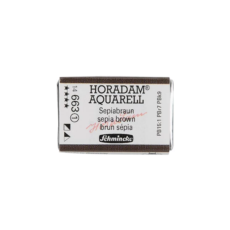 Schmincke Horadam akvarel boja, 1/1 svilenkasta - 63, sepia brown