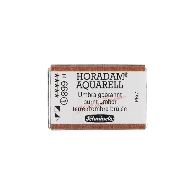 Schmincke Horadam akvarel boja, 1/1 svilenkasta - 68, burnt umber
