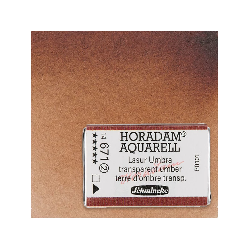 Schmincke Horadam akvarel boja, 1/1 svilenkasta - 71, transparent umber