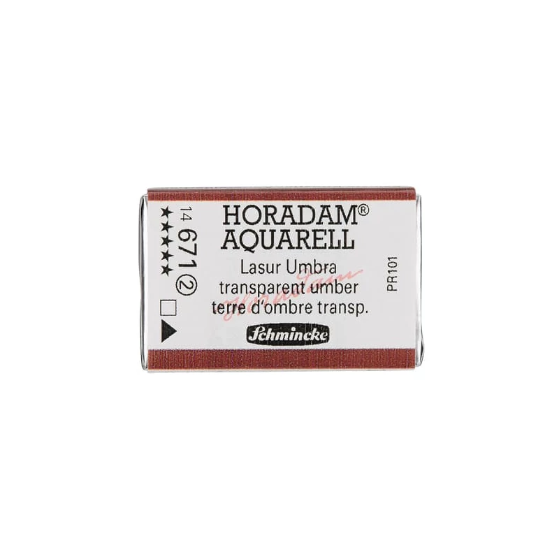 Schmincke Horadam akvarel boja, 1/1 svilenkasta - 71, transparent umber