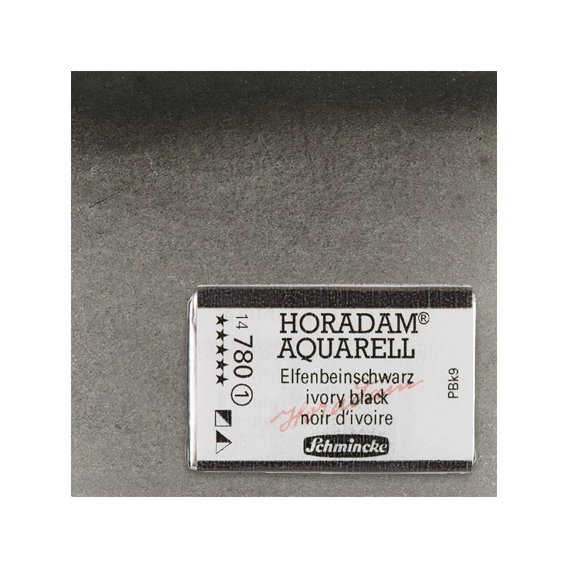 Schmincke Horadam akvarel boja, 1/1 svilenkasta - 80, ivory black