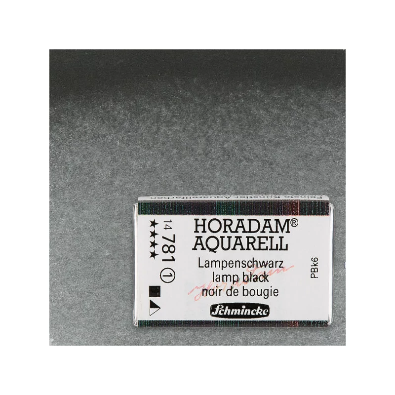 Schmincke Horadam akvarel boja, 1/1 svilenkasta - 81, lamp black