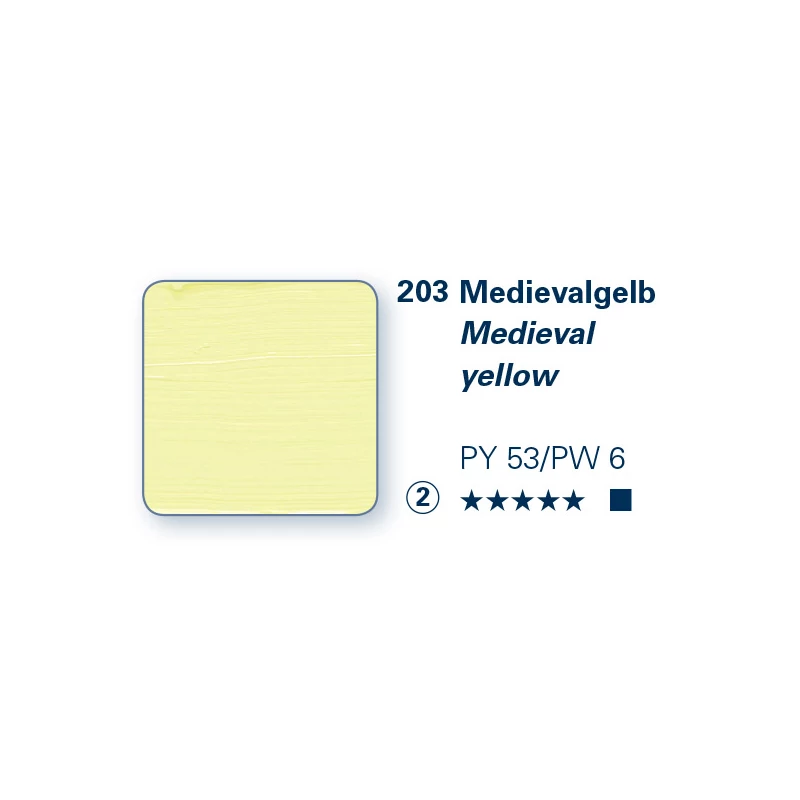 Schmincke PRIMAcryl akrilna boja, 35 ml - 203, medieval yellow