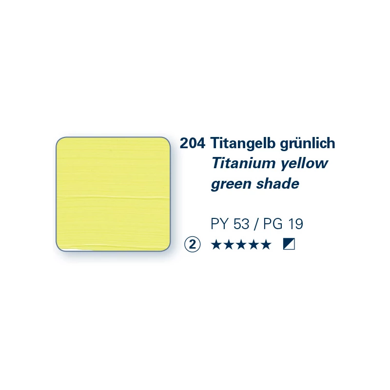 Schmincke PRIMAcryl akrilna boja, 35 ml - 204, titanium yellow/green shade