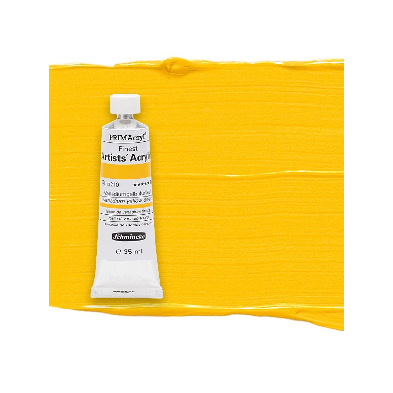 Schmincke PRIMAcryl akrilna boja, 35 ml - 210, vanadium yellow deep