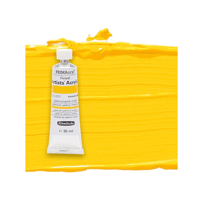 Schmincke PRIMAcryl akrilna boja, 35 ml - 211, cadmium yellow medium