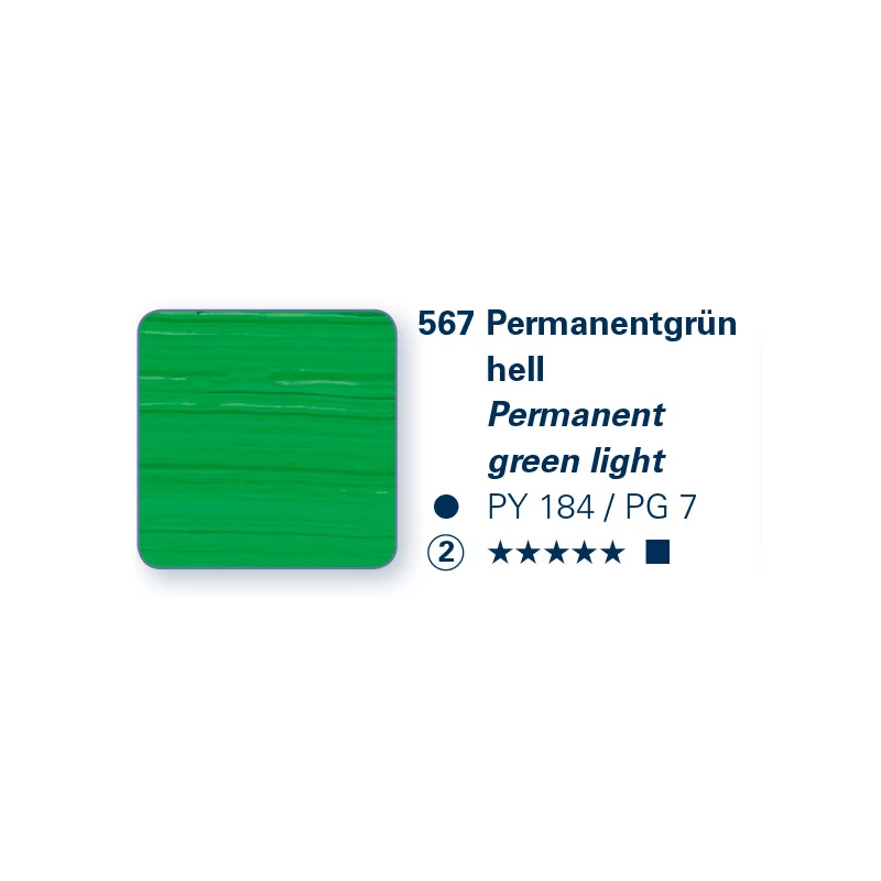 Schmincke PRIMAcryl akrilna boja, 35 ml - 567, permanent green light