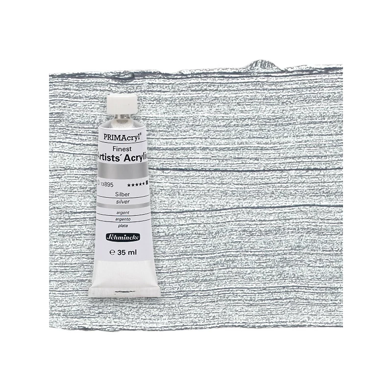 Schmincke PRIMAcryl akrilna boja, 35 ml - 895, silver