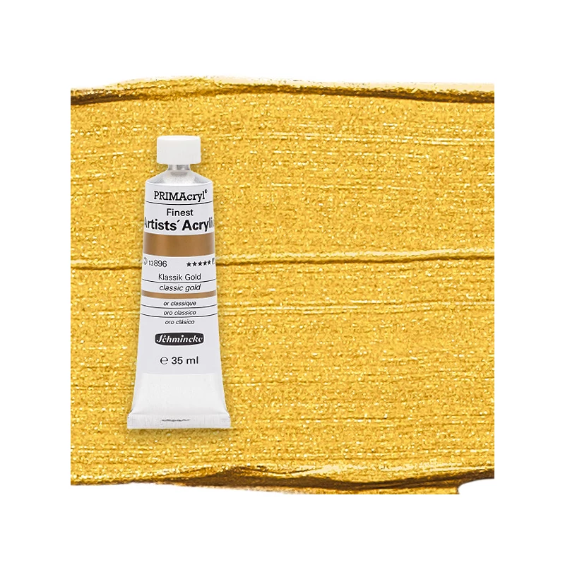 Schmincke PRIMAcryl akrilna boja, 35 ml - 896, classic gold