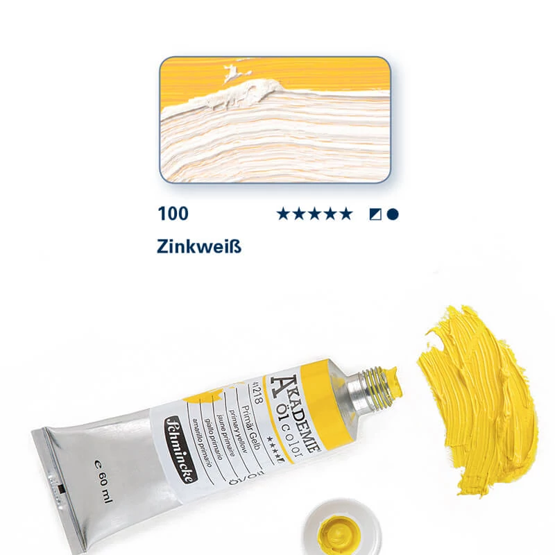 Schmincke Akademie uljana boja, 60 ml - 100, zinc white