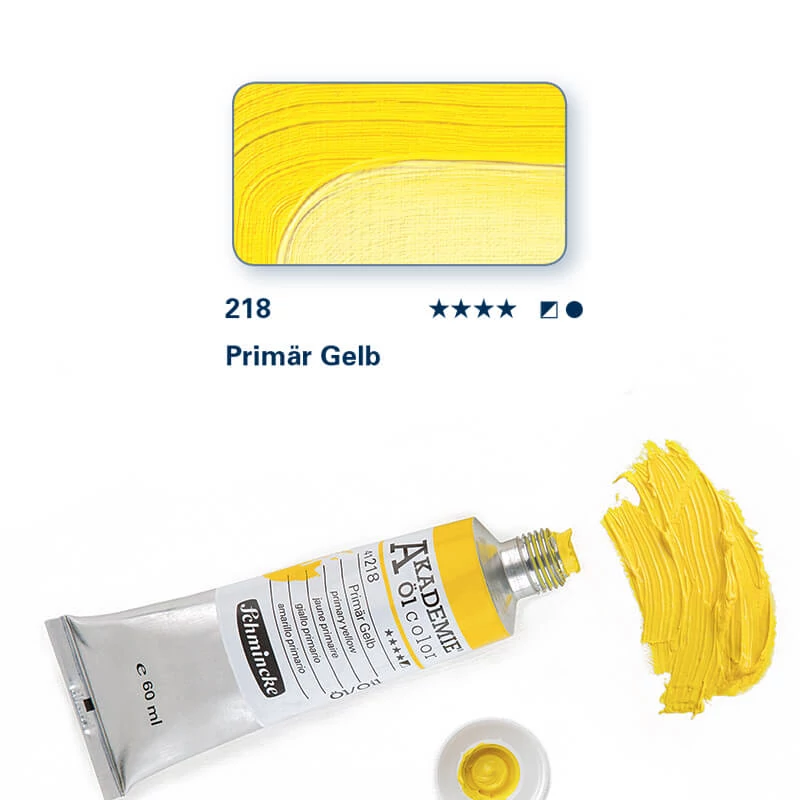 Schmincke Akademie uljana boja, 60 ml - 218, primary yellow