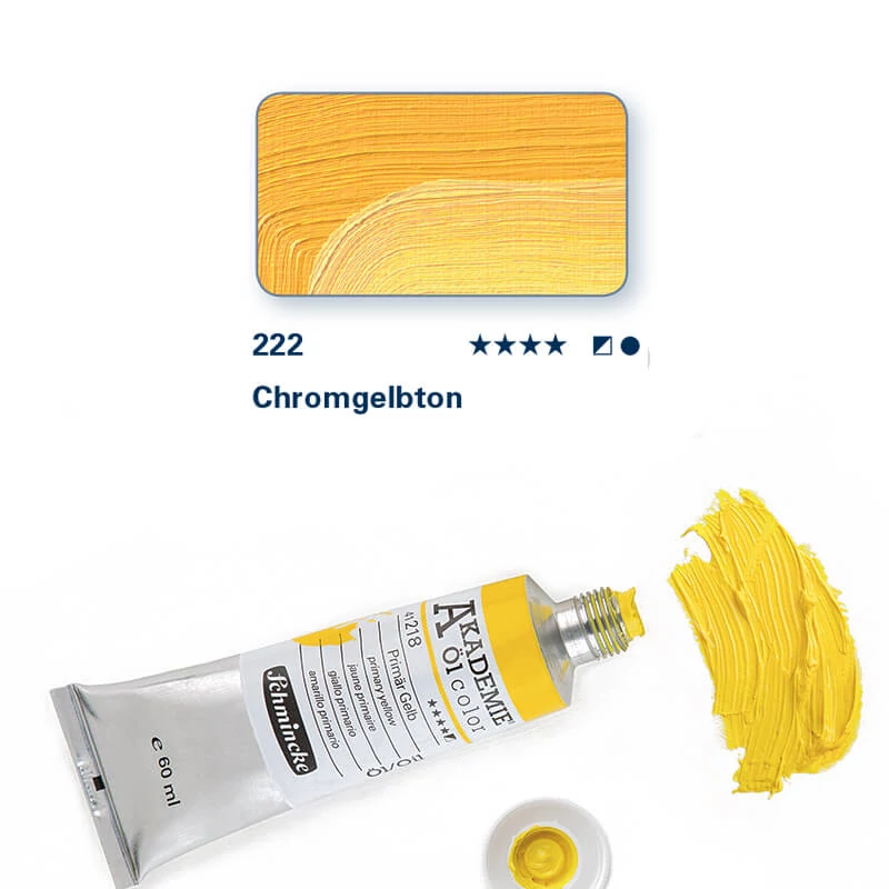 Schmincke Akademie uljana boja, 60 ml - 222, chrome yellow hue