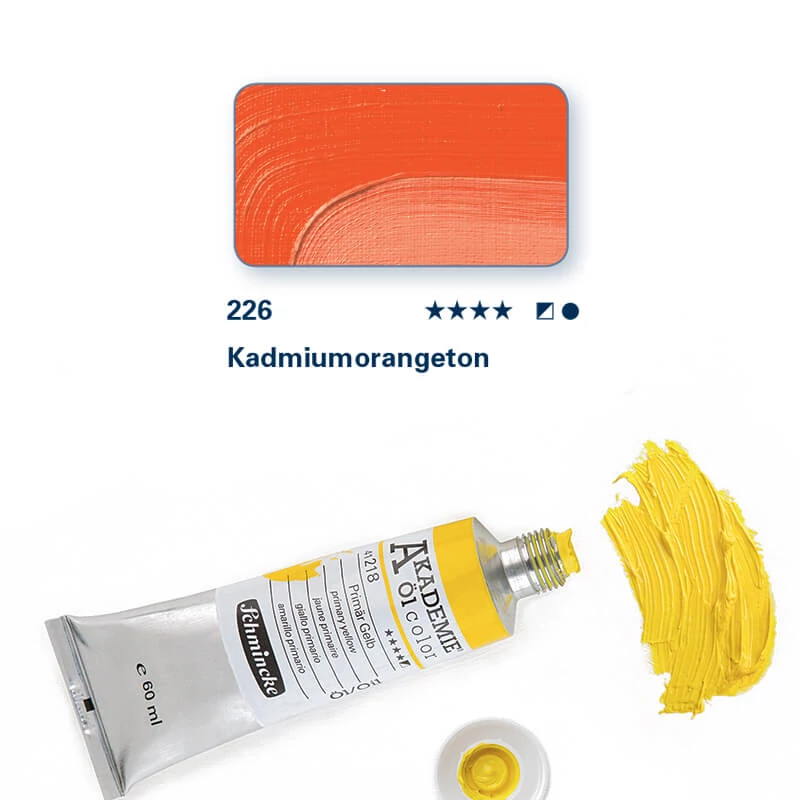 Schmincke Akademie uljana boja, 60 ml - 226, cadmium orange hue