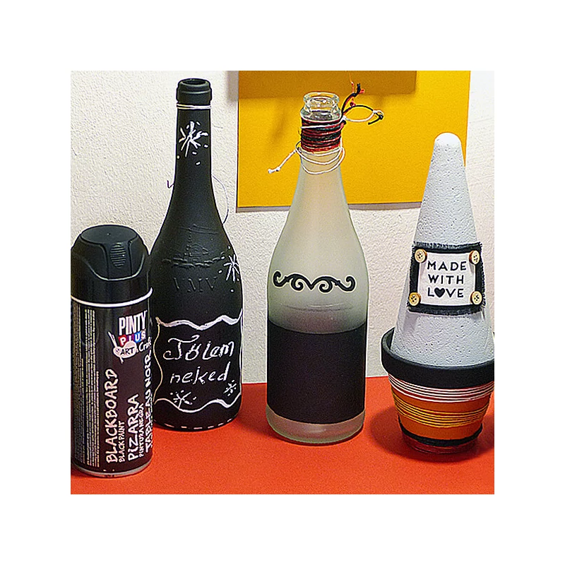 Boja za ploču u spreju, Pinty Plus Art, 400 ml - crna
