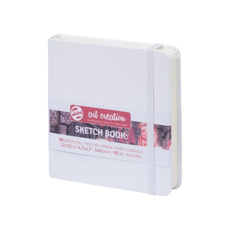 Talens Art Creation Sketch Book blok za crtanje i skiciranje, 140 g, 80 listova - 12x12 cm, bijeli