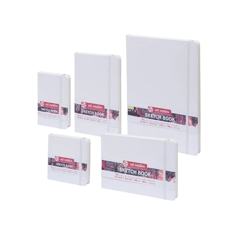 Talens Art Creation Sketch Book blok za crtanje i skiciranje, 140 g, 80 listova - 13x21 cm, bijeli