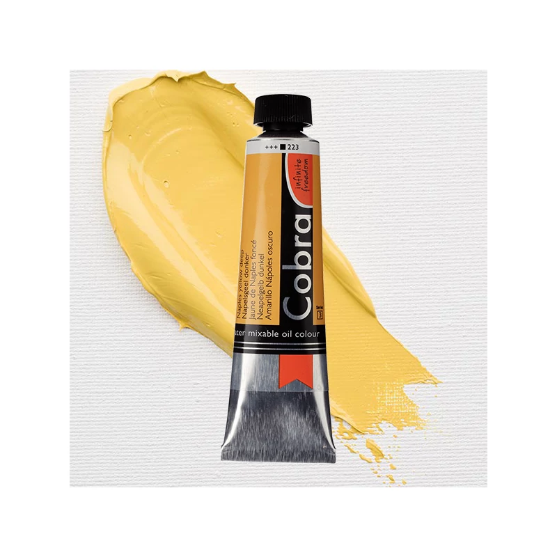 Talens Cobra vodena uljana boja, 40 ml - 223, naples yellow deep
