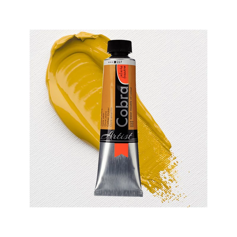 Talens Cobra vodena uljana boja, 40 ml - 227, yellow ochre