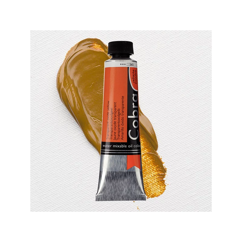 Talens Cobra vodena uljana boja, 40 ml - 265, transparent oxide yellow