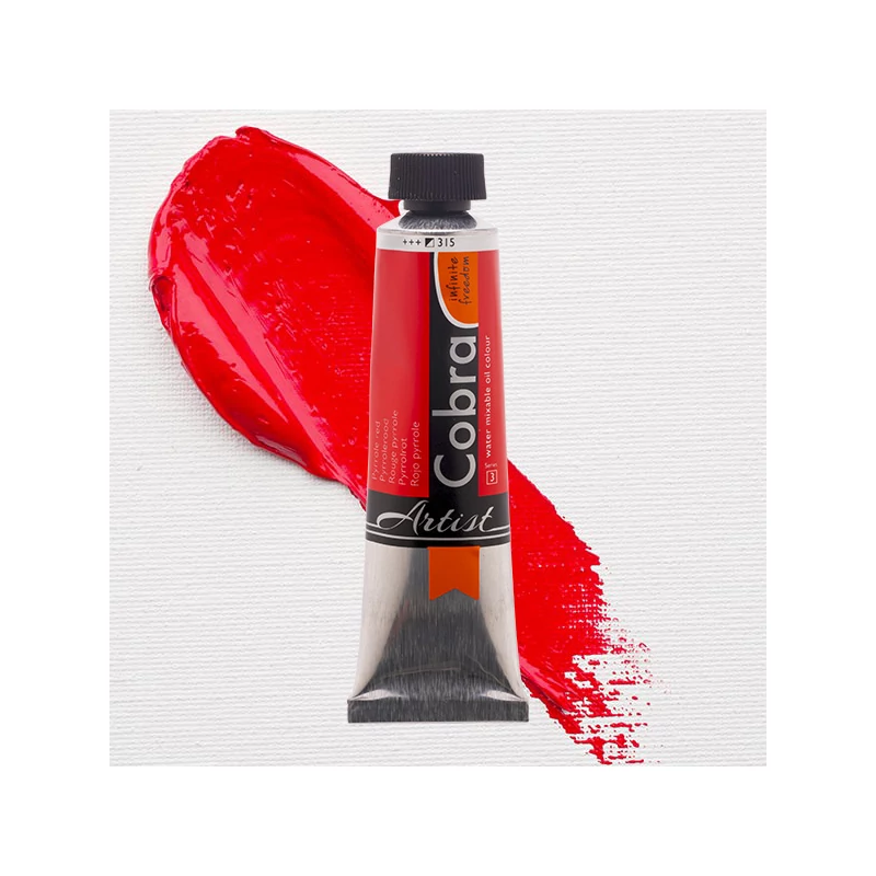 Talens Cobra vodena uljana boja, 40 ml - 315, pyrrole red