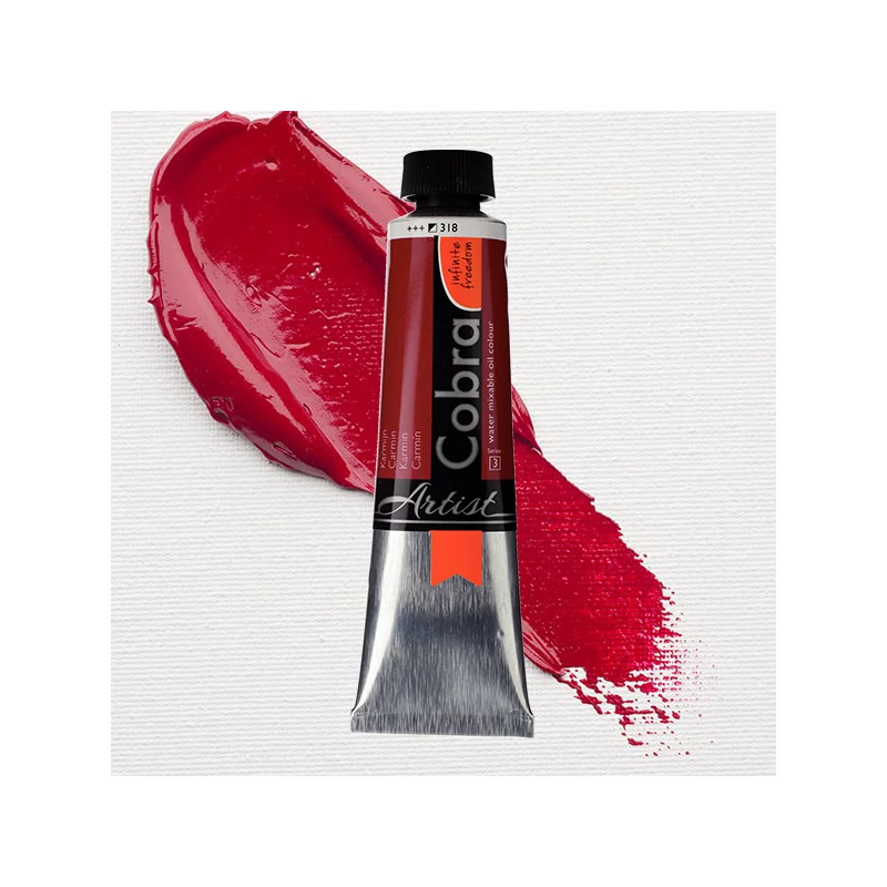 Talens Cobra vodena uljana boja, 40 ml - 318, carmine