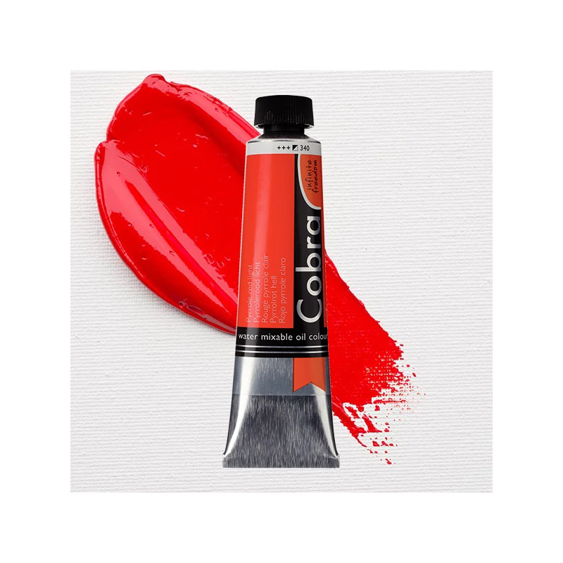 Talens Cobra vodena uljana boja, 40 ml - 340, pyrrole red light