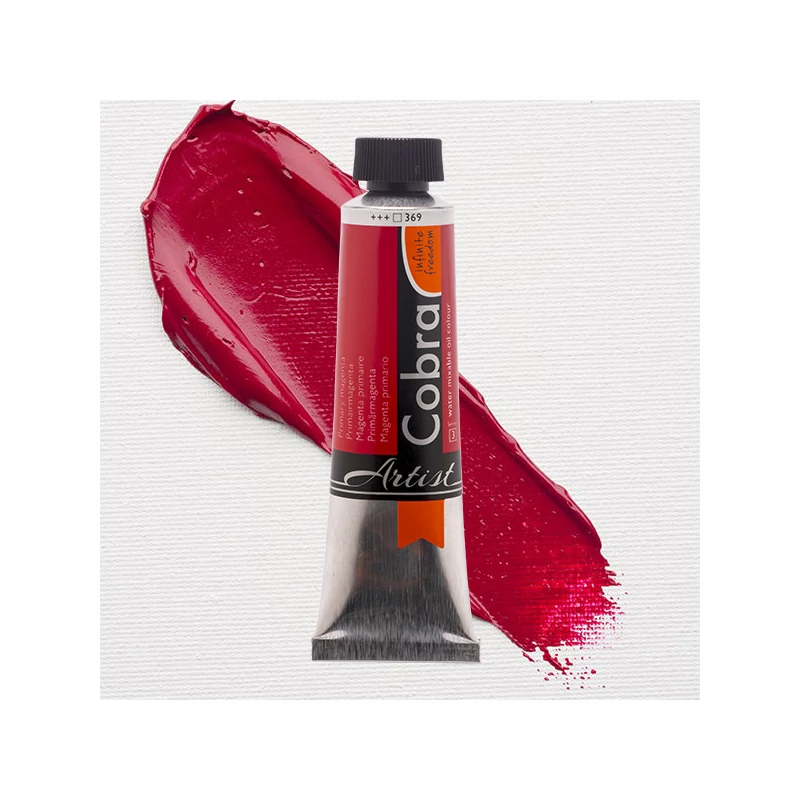 Talens Cobra vodena uljana boja, 40 ml - 369, primary magenta