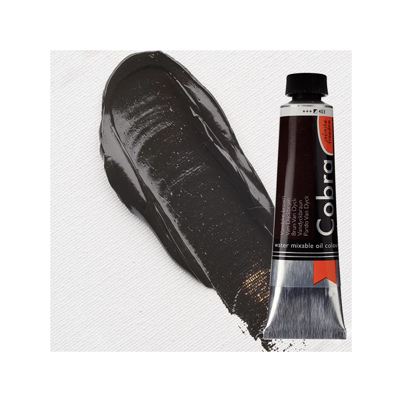 Talens Cobra vodena uljana boja, 40 ml - 403, vandyck brown