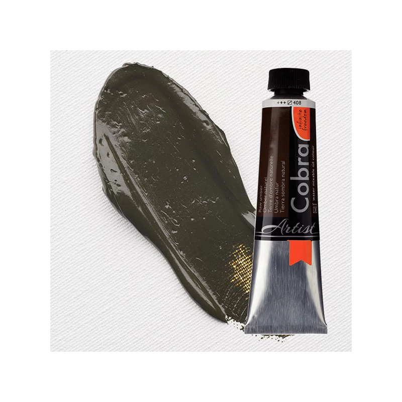 Talens Cobra vodena uljana boja, 40 ml - 408, raw umber
