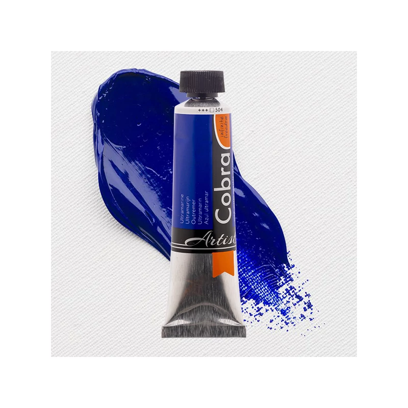 Talens Cobra vodena uljana boja, 40 ml - 504, ultramarine