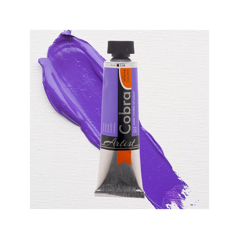 Talens Cobra vodena uljana boja, 40 ml - 536, violet