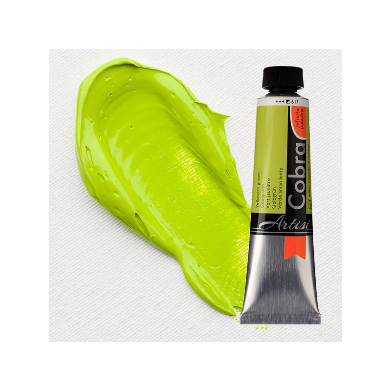 Talens Cobra vodena uljana boja, 40 ml - 617, yellowish green